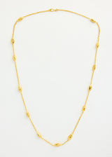 18kt Gold Vermeil PSTM Afghanistan Zarmina Seed Long Chain Necklace