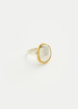 Silver & Brass PSTM Afghanistan Durrani Oval Ring