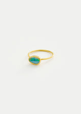 18kt Gold Opal Cup Ring