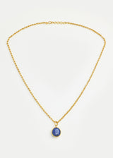18kt Gold Sapphire Chain Necklace image 1