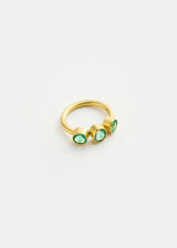18kt Gold PSTM Afghanistan Emerald Shabnam Ring
