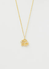18kt Gold Theia Cluster on Cord