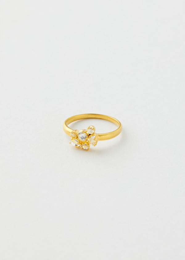 18kt Gold Theia Small Cluster Ring
