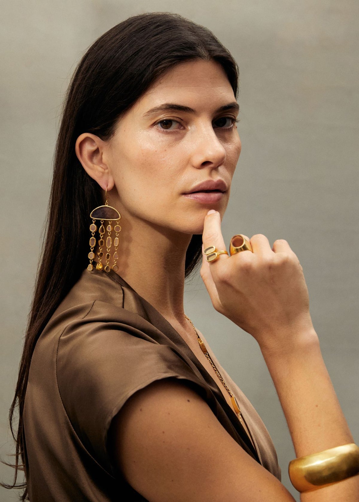 pippa small jewelleryゴールドスタッドピアス pippa small jewellery