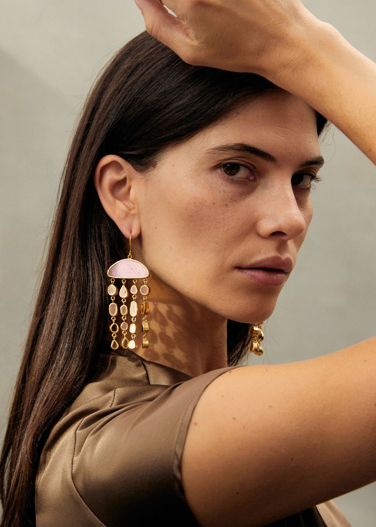 pippa small jewelleryゴールドスタッドピアス Pippa Small Jewellery |18kt Gold Vermeil | PSTM Afghanistan