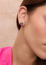 18kt Gold Kyanite Classic Studs