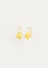 18kt Gold Small Peepal Leaf Earrings