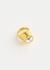 22kt Gold Theia Mughal Crystal Tibetan Ring