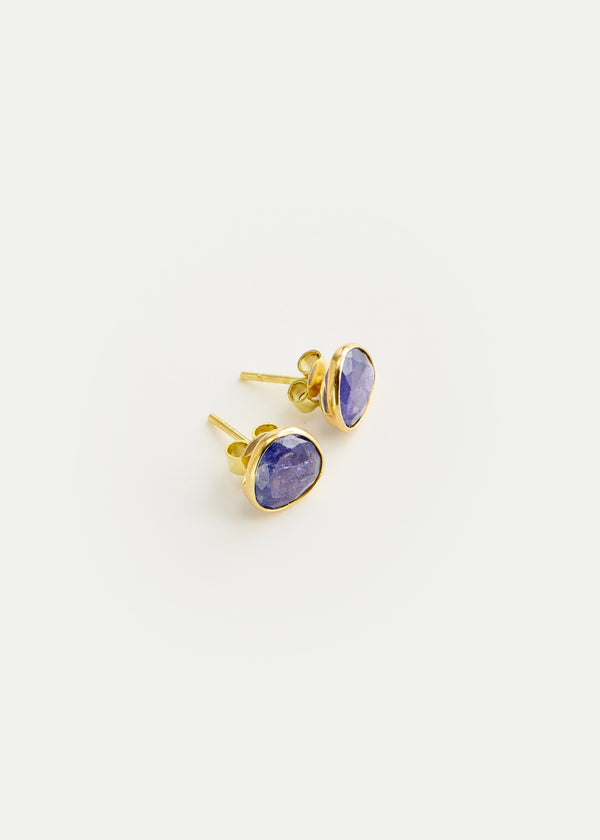 18kt Gold Tanzanite Classic Studs