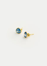 18kt Gold Kyanite Classic Studs