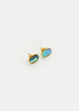 18kt Gold Beachcomber Abalone Shell Classic Studs