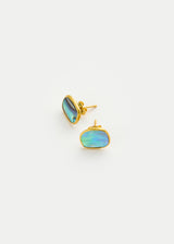 18kt Gold Beachcomber Abalone Shell Classic Studs