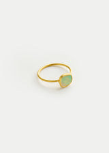 18kt Gold Beachcomber Abalone Shell Cup Ring