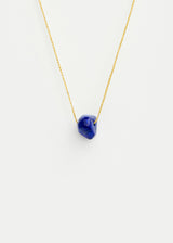 Meena PSTM Afghanistan Lapis Bead Necklace on Cord