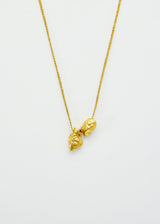 18kt Gold We Are Everything Fish & Frog Cluster on Cord