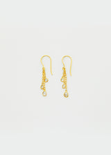 18kt Gold Diamond Dew Drop Earrings