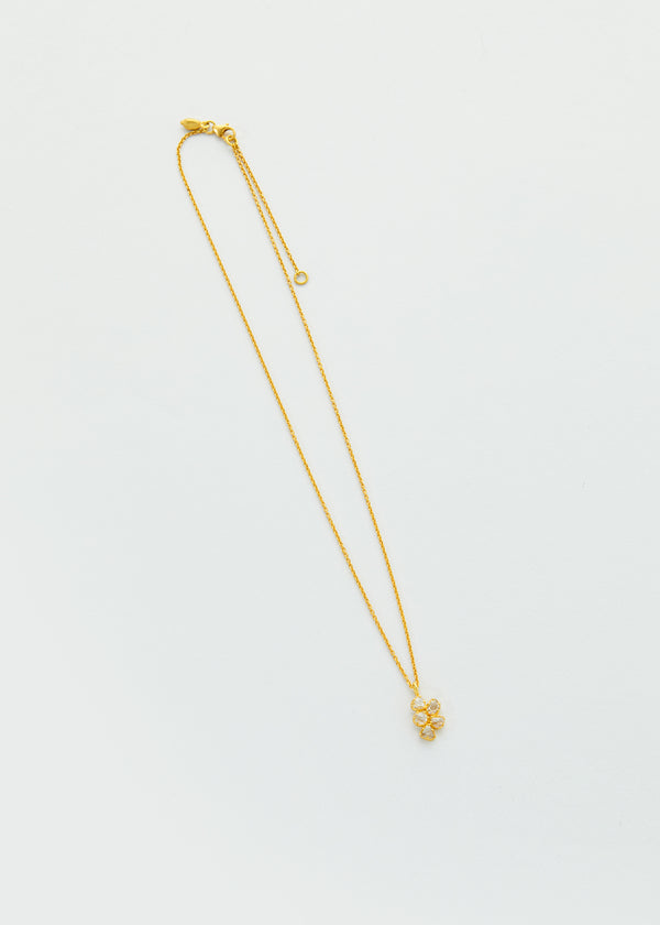 Pippa Small - 18kt Gold Diamond Five Drop Necklace