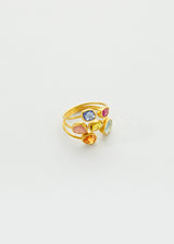 18kt Gold Mixed Stones New Day Almost Ring