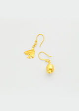 22kt Gold Doves of Peace Earrings