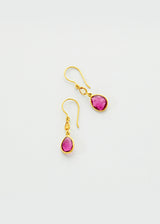 18kt Gold Sapphire New Day Drop Earrings