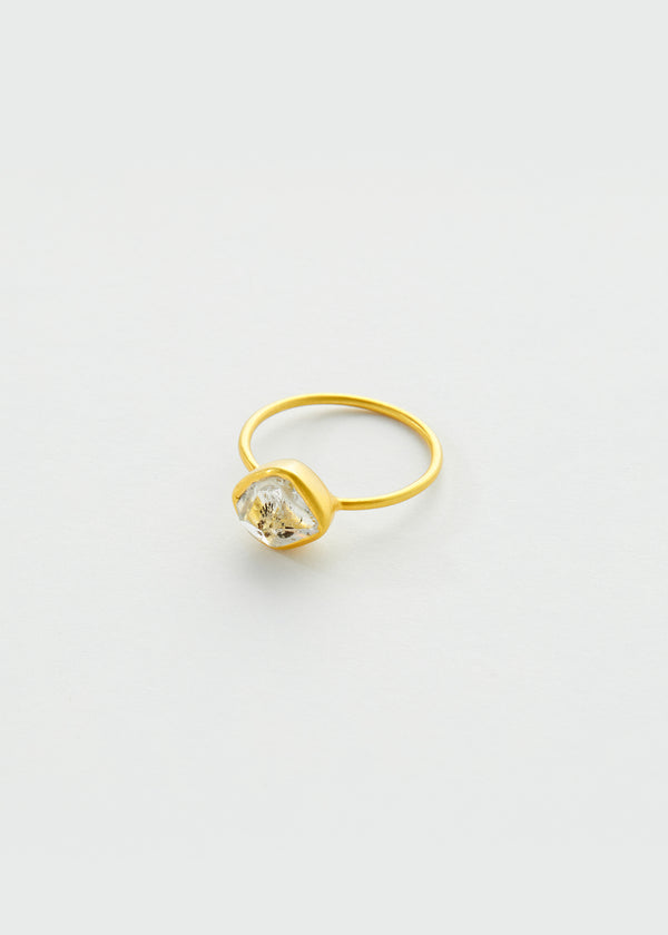 Pippa Small - 18kt Gold Herkimer Beira Cup Ring