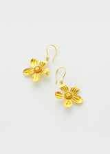 18kt Gold Secret Garden Small Yellow Chamka Earrings