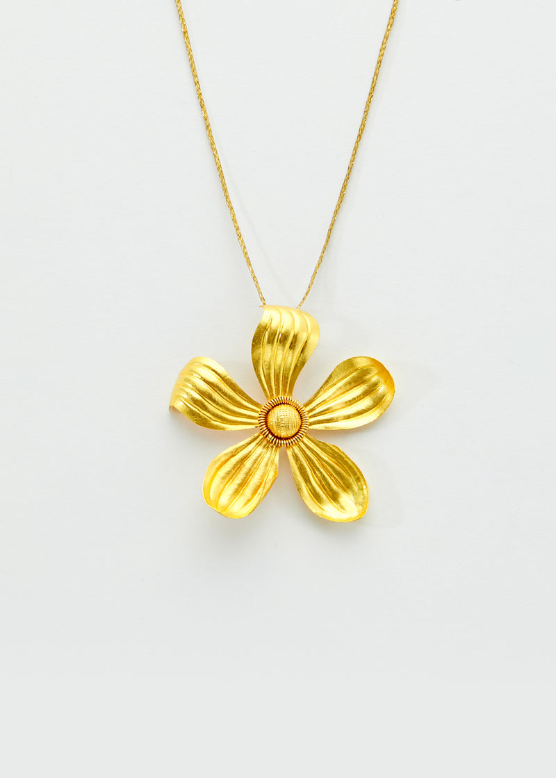 22K Gold Floral Necklace Design - South India Jewels | Necklace designs,  Gold pendant jewelry, Gold necklace designs